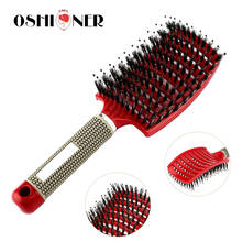 Detangle Hairbrush Women Wet Comb Hair Brush Professional Hair Brush Massage Comb Brush for Hair Hairdresser Hairdressing Tools 2024 - купить недорого