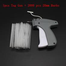 1pcs Tag Gun + 2000 pcs 20mm Label Barbs CLOTHING Price Label Tagging Tag TAGGER Gun Barbs and 1pcs Tag Gun 2024 - buy cheap
