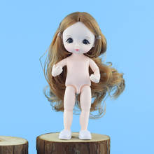 Bonecas de brinquedo nude 16cm ob11, boneca de corpo de juntas móveis para meninas 2024 - compre barato