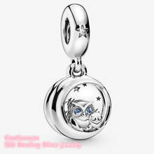 Autumn 100% 925 Sterling Silver Always by Your Side Owl Dangle Charm beads Fits Original Pandora bracelets Jewelry Making 2024 - buy cheap