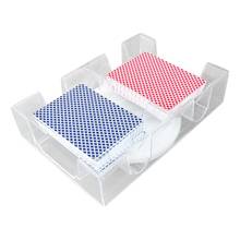 Playing Card Tray Durable 2/6 Deck Rotating Board Game Cards Tray For Family Friends Party Playing Card Organizer Table Game 2024 - buy cheap