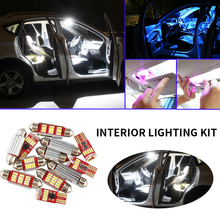 14 x Canbus Error Free LED Interior Light Kit Package for 2011-2017 Nissan Quest Car Accessories Map Dome Trunk License Light 2024 - buy cheap