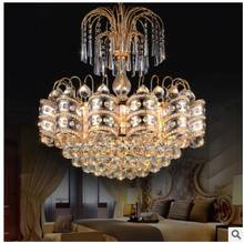 European crystal lamp living room dining room bedroom study chandelier hotel dining room hall crystal lamp entrance porch chande 2024 - buy cheap