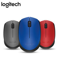 Logitech-ratón inalámbrico M170 de 2,4 GHz, dispositivo con rueda bidireccional, 3 botones, 1000 DPI, Nano receptor, para PC, ordenador 2024 - compra barato