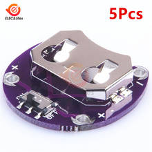 5 pçs cr2032 lilypad moeda pilha bateria titular cr2032 módulo de montagem da bateria para arduino 2024 - compre barato