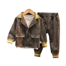New Spring Autumn Baby Clothes Suit Children Boys Cotton Coat T-Shirt Pants 3Pcs/Sets Toddler Gentleman Costume Kids Tracksuits 2024 - buy cheap