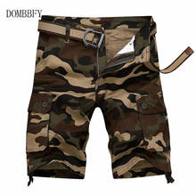 Summer Cargo Shorts Men Camouflage Camo Loose Multi-Pocket Overalls Cotton Casual Pants Homme Baggy Workout Military Shorts 44 2024 - buy cheap