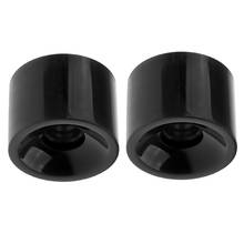 Skateboard PU Wheels Pro Blank Skateboard PU Wheels Longboard Cruiser Wheels black 2x 70 x 51mm 2024 - buy cheap