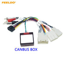 FEELDO Car Audio DVD Player 16PIN Android Power Cable Adapter Canbus Box For Toyota Prado/Sequoia/Lexus 330/350 Wiring Harness 2024 - buy cheap