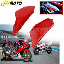 Red Universal Racing Scooter Dynamic Wing Kit Winglet w/ Sticker for Suzuki Yamaha Kawasaki BMW Honda CRB CBR Ducati 959 1299 2024 - купить недорого