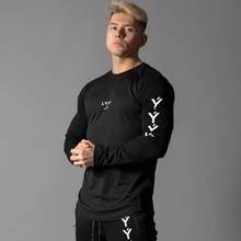 2020 New Men Running Fitness T Shirt Quick Dry T Shirt Training Sports Jerseys Solid Sports Muscle Shirts Gym Tops Tees 2024 - buy cheap