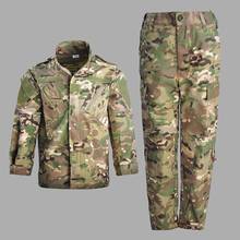 Outdoor Childrens Summer Camp Camouflage Clothes Kids CS Airsoft Shooting Training Tactical Military Uniform Shirt Pants Suits 2024 - buy cheap