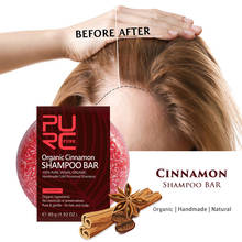 Cabelo original espessamento canela shampoo barra aumentar raiz do cabelo anti queda de cabelo restauração crescer sabão cuidados com o cabelo 2024 - compre barato