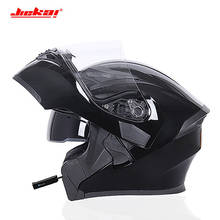 Motorcycle Bluetooth-compatible Helmet 4 Seasons Headgear Casco Dot Double Visor Flip Up Helmet Racing BT Open Face Helmets 2024 - buy cheap