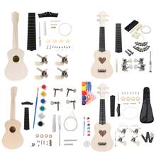 Diy ukulele fazer o seu próprio ukulele havaí ukulele kit e56d 2024 - compre barato