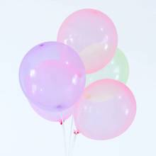 10 шт. 12 дюймов прозрачные латексные воздушные шары на день рождения праздничные Свадебные украшения надувные воздушные шары с гелием детский душ надувной шар 2024 - купить недорого