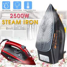 2500W Steam Iron for Clothes 350ml 4 Level Adjustable Vertical Electric Irons Self-Cleaning Travel Portable Ironing Steamer 2024 - buy cheap