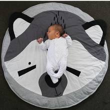 2020 Round Carpet Rugs Cotton Animals Play Mat cute Play Game Mats Newborn Infant Crawling Blanket Floor Carpet Baby Room Decor 2024 - buy cheap