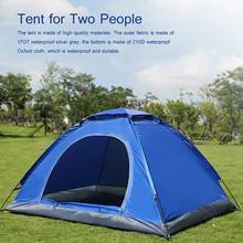 2021 Camping Tent For 2 Person Single Layer Outdoor Portable Lightweight Camping Fishing Beach Tent Portable Waterproof Tents 2024 - buy cheap