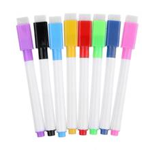 1 Set Magnetic Whiteboard Pen Erasable Marker Office School Supplies 8 Colors 2024 - buy cheap