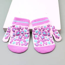 Sale Kids Warm Winter Cotton Knitted   Cute Full Finger Gloves Mitten Boy Girl Children Thick Soft Glove  Gift 2024 - buy cheap