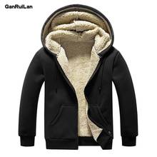 2020 New Wool Hoodies Men Autumn Winter Style Hoodies Male Hoodies Wool Fleece Hoody Hooded man Long sleeve Fleece Streetwear 2024 - buy cheap