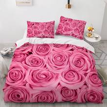 Luxuy 3D Bedding Set Plant Flower Duvet Quilt Cover Set Color Comforter Bed Linen Pillowcase King Queen Full Double Home Texitle 2024 - buy cheap