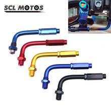 SCL MOTOS Motorcycle 90 Degree Aluminum Alloy Adjustable Throttle Cable Screw Head Motorbike Parts 2024 - buy cheap