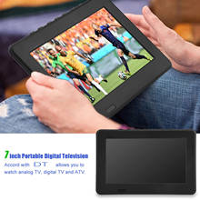 LEADSTAR 7inch DT2 16:9 HD Digital Analog Portable TV Color Television Player for Home Car for EU Plug 2024 - купить недорого