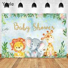 Yeele Safari Party Wild One Elephant Newborn Baby Shower Boy Birthday Photography Backdrops Background For Photo Photocall Props 2024 - buy cheap