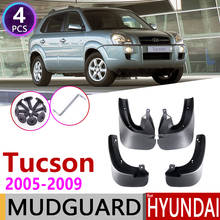 Front Rear Car Mudflap for Hyundai Tucson JM 2005~2009 Fender Mud Guard Flap Splash Flaps Mudguards Accessories 2006 2007 2008 2024 - buy cheap