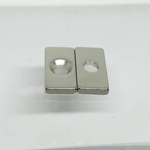 10 20 50PCS/LOT Magnet 20x10x3 Hole 4  Super Strong N35 Block Neodymium MAGNET 20*10*3  NdFeB Magnets 20 x 10 x 3 2024 - buy cheap