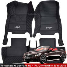 Alfombrillas impermeables para coche Infiniti G G25, G35, G37, IPL Convertible, 2010 -2013, decorativas 2024 - compra barato