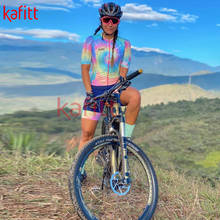 Kafitt Для женщин Одежда для велоспорта с короткими рукавами костюм профессиональная команда комбинезон костюм для велоспорта Ciclismo велосипед для триатлона ciclismo 2024 - купить недорого