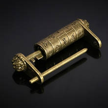1pc Vintage Chinese locks  Lock Jewelry Chest Box Code Password Lock Padlock 2024 - buy cheap