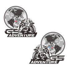 Maletero GSA para motocicleta, pegatinas de aluminio Adventure para BMW R1200GS R1200 R 1200 GS 2024 - compra barato