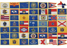 Parche Rectangular bordado nacional, insignia militar para coser o planchar 2024 - compra barato