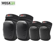 WOSAWE Aldult Knee pads Elbow pads Skateboard Skating Ski Knee Protector Roller Wrist Guards Protective Gear Hands Protection 2024 - buy cheap