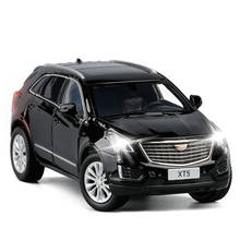 1:32 Diecast Car Toy Vehicle Acousto-Optic Alloy Car Toy Simulation XT5 SUV Car Model Six Doors Kids Toys Gift Collection Car 2024 - buy cheap