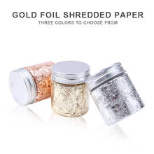 10g DIY Crafts Gold Leaf Foil Use For Interior Design And Artistic Work Resin Mold Fillings Flakes Aluminum Can Lid 2024 - buy cheap