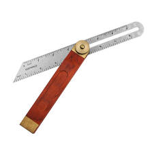 100% New Adjustable  Angle Rulers Gauges Tri Square Sliding T-Bevel With Wooden Handle Level Measuring Tool wooden marking gauge 2024 - buy cheap