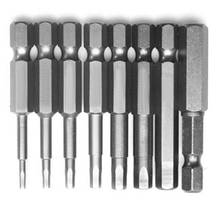 8pcs Tamper Proof Security Drill Bit Set Screwdriver Flat Head Shank Hex Magnetic Head Screw Driver Screwdriver Bit Set 2024 - купить недорого