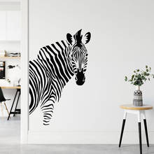 Adesivo de parede africano de animal, decoração de casa e sala de estar, berçário do quarto, decalques removíveis, mural, papel de parede 4722 2024 - compre barato