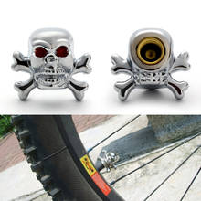 Car Styling Stem Caps Skeleton Skull Shaped Dust-proof 4 Pcs/Set Motorcycle Truck Pressure Caps Wheel Rims Tire air Valve 2024 - buy cheap