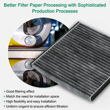 Cabin Air Filter Replacement Clean Living Basic Dust Filter Activated Carbon for Toyota Camry 2.4 87139-33010 2024 - buy cheap