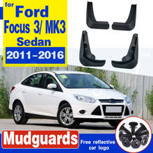 Guardabarros de coche para Ford Focus 3, MK3, sedán, 2011, 2012, 2013, 2014, 2015, 2016, 4 Uds. 2024 - compra barato