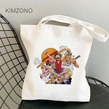 One Piece shopping bag eco bolso bolsa shopper bag tote sac cabas fabric sacolas 2024 - buy cheap