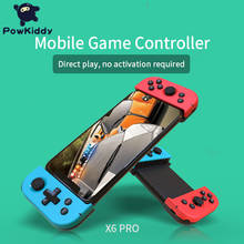 POWKIDDY X6PRO Wireless Bluetooth Game Controller Telescopic Gamepad Joystick For Android Mobile Phone Game Handle PC 3D Games 2024 - buy cheap