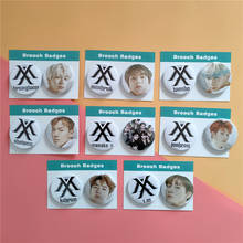 2pcs/set Kpop Monsta X brooch New Album Badge HD Photo print MONSTA X Kpop high quality new arrivals 2024 - buy cheap