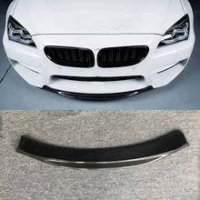 Dry Carbon Fiber Front Bumper Lip Spoiler for BMW 6 Series F06 F12 F13 M6 2013 - 2018 Front Chin Spoiler Car Styling FRP 2024 - buy cheap